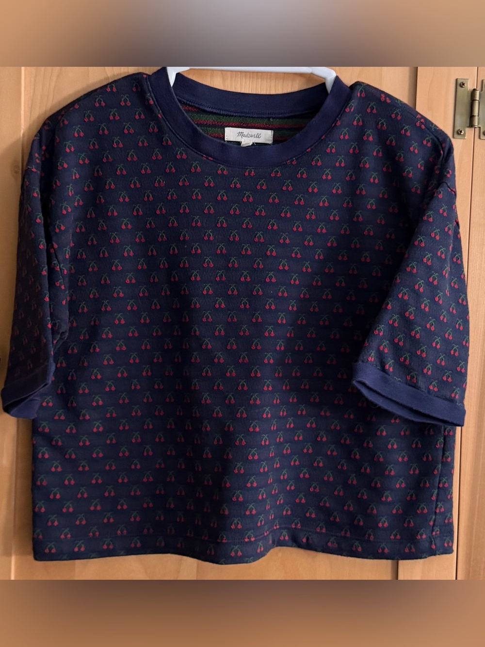 Madewell Cherry Jacquard Tee